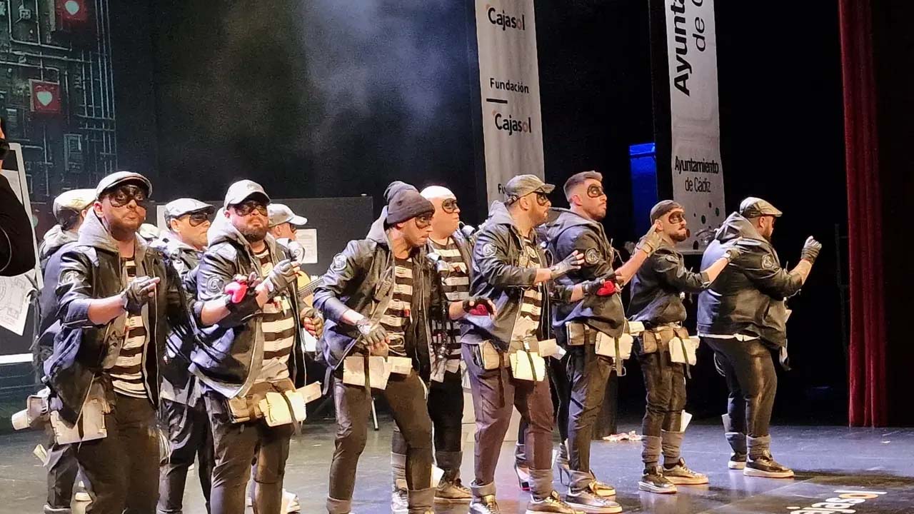 Foto de --  El golpe -- en el Gran Teatro Falla