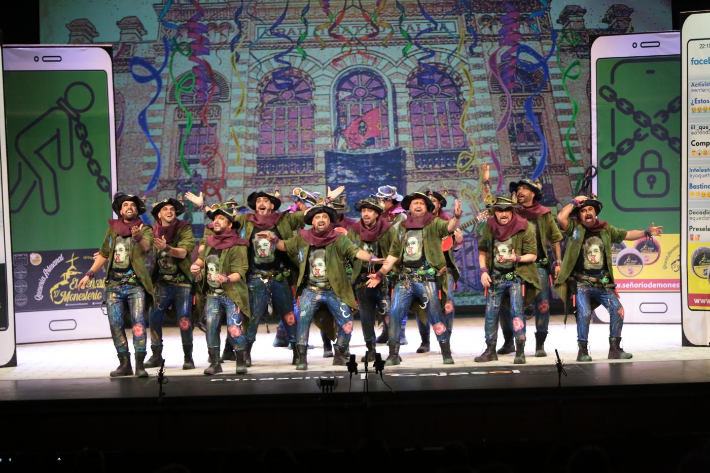 Foto de -- Los ofendiditos -- en el Gran Teatro Falla